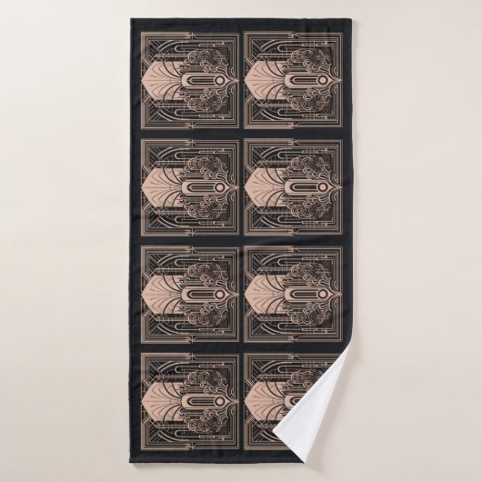 Art Deco Badehandtuch (Badehandtuch)