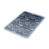 Art Deco Badematte (Schrägansicht)