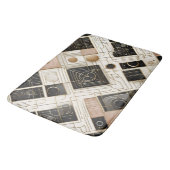 Art Deco Badematte (Schrägansicht)