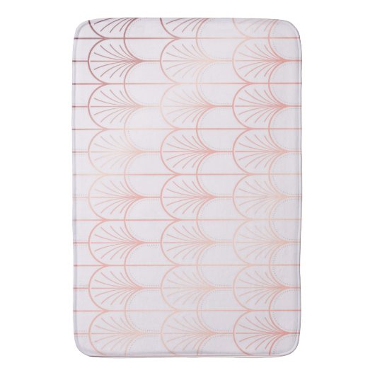 Art Deco Badematte (Vorderseite Vertikal)