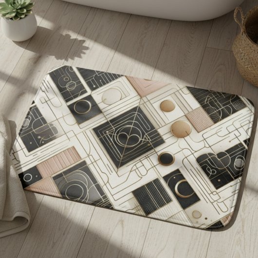 Art Deco Badematte