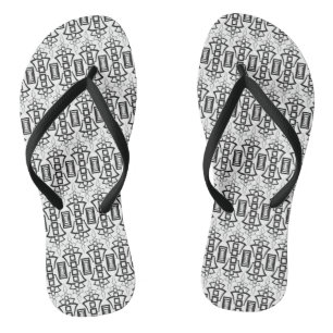 Art Deco Badesandalen