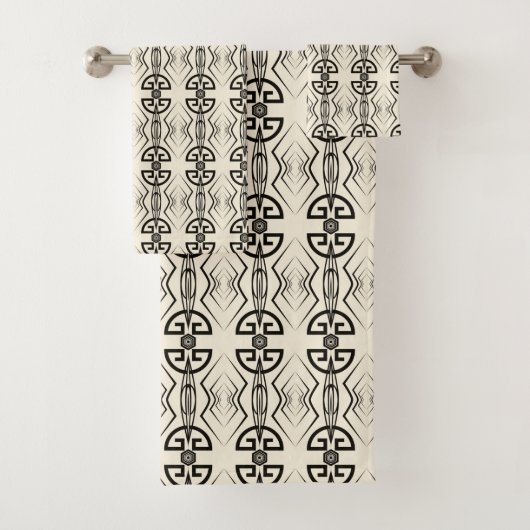 Art Deco Badhandtuch Set (Insitu)