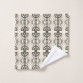 Art Deco Badhandtuch Set (Waschlappen)