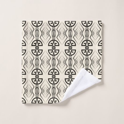 Art Deco Badhandtuch Set (Waschlappen)