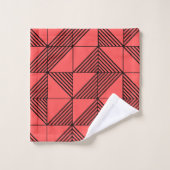 Art Deco Badhandtuch Set (Waschlappen)