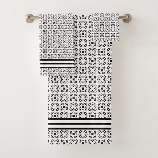 Art Deco Badhandtuch Set (Insitu)