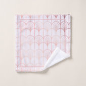 Art Deco Badhandtuch Set (Waschlappen)