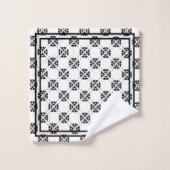 Art Deco Badhandtuch Set (Waschlappen)