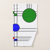 Art Deco Badhandtuch Set (Handtuch)