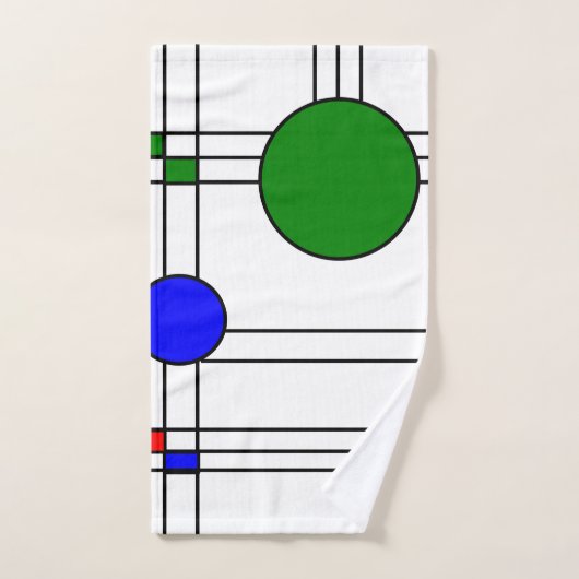 Art Deco Badhandtuch Set (Handtuch)