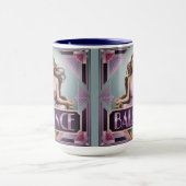 Art Deco Balance Meditationsbecher Tasse (Zentrum)