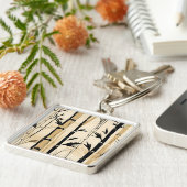 Art Deco Bamboo Schlüsselanhänger (Seite)