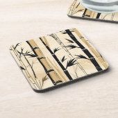 Art Deco Bambus Untersetzer Set (Linke Seite)
