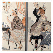 Art Deco Beauty Fliese (Vorderseite)