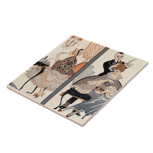 Art Deco Beauty Fliese (Seite)