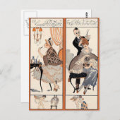 Art Deco Beauty Postkarte (Vorne/Hinten)