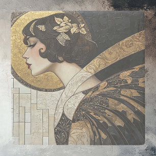 Art Deco Beauty Steinuntersetzer
