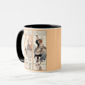 Art Deco Beauty Tasse (Vorderseite Links)
