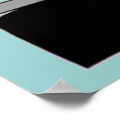 Art Deco Beer Drinker Poster (Ecke)