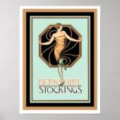 Art Deco Berkshire Strumpfs Ad Poster 12 x 16 (Vorne)