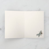 Art Deco Bi-Flugzeug - Blauer Vatertag! Karte (Innenseite)