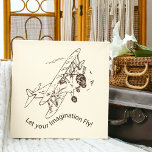 Art Deco Bi-Flugzeug - lass deine Fantasie. Leinwanddruck<br><div class="desc">Handgezeichnet Vintages Set aus den 20er Jahren mit zwei Flugzeug auf cremefarbenem Hintergrund. Dies ist ein transparentes Bild und Text ist ein fester Bestandteil des Bildes. Sie können die Hintergrundfarbe, die Größe und Position des Bildes ändern und mehr Text hinzufügen (vielleicht einen Namen hinzufügen?). Dieses Design entspricht der Art Deco...</div>