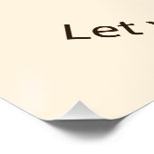 Art Deco Bi-Flugzeug - lass deine Fantasie. Poster (Ecke)