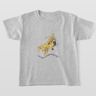 Art Deco Bi-Flugzeug - lass deine Fantasie. T-Shirt