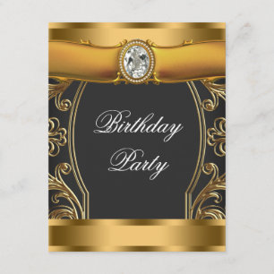 Art Deco Birthday Party Einladung