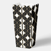 Art Deco Black and Gold Geometric luxury Geschenkschachtel (Vorderseite)