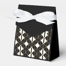 Art Deco Black and Gold Geometric luxury Geschenkschachtel