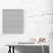 Art Deco Black Fans Muster White Poster