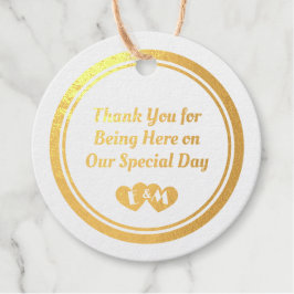 Art Deco Black Gold Geometry Wedding Special Event Geschenkanhänger