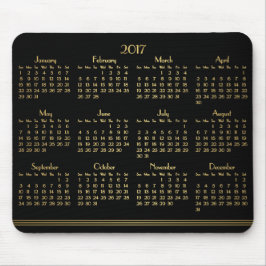 Art Deco Black Gold Jahrbuch Kalender 2017 Mousepa Mousepad