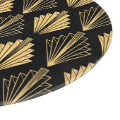 Art Deco Black Gold: Nahtlos Schneidebrett (Ecke)