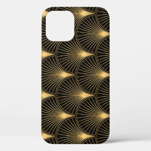 Art Deco Black Gold: Nahtloser Luxus Case-Mate iPhone Hülle