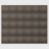 Art Deco Black Gold: Retro. Geschenkpapier (Flach)