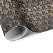 Art Deco Black Gold: Retro. Geschenkpapier (Rolleneckpunkt)