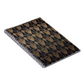 Art Deco Black Gold: Retro. Notizblock (Rechte Seite)