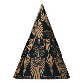 Art Deco Black Gold: Retro. Partyhütchen (Links)