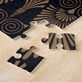Art Deco Black Gold: Retro. Puzzle (Seite)