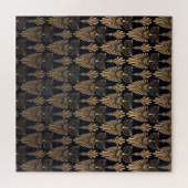Art Deco Black Gold: Retro. Puzzle (Horizontal)