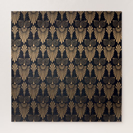 Art Deco Black Gold: Retro. Puzzle (Vertikal)