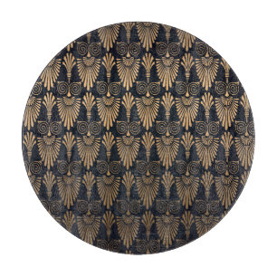 Art Deco Black Gold: Retro. Schneidebrett