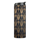 Art Deco Black Gold: Retro. Thermosbecher (Nach links gedreht)