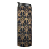 Art Deco Black Gold: Retro. Thermosbecher (Nach rechts gedreht)