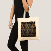 Art Deco Black Gold: Retro. Tragetasche (Vorderseite (Produkt))