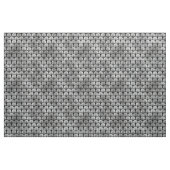 Art Deco Black Silver Fish Scales Fan Stoff (Fat Quarter (45,7 x 55,9 cm))