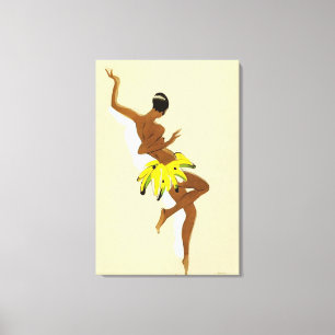 Art Deco Black Thunder von Paul Colin Leinwanddruck